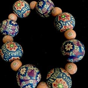Wood Bead Bracelet